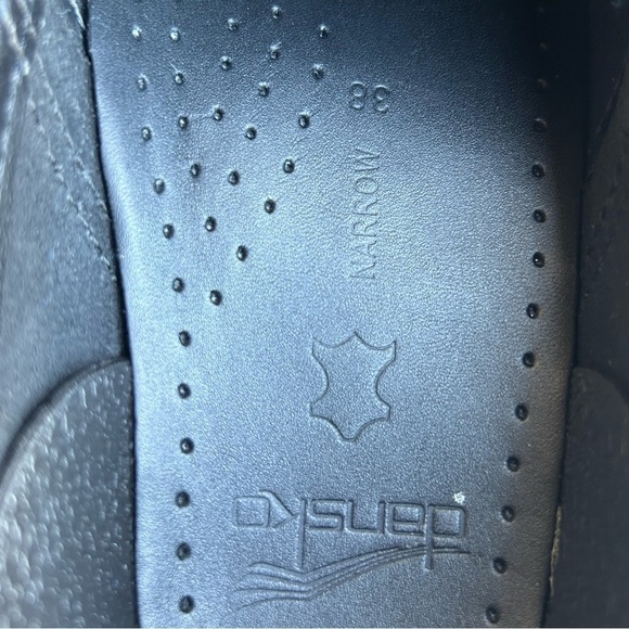 Dansko professional slip on black clog shoes for long shift hours Sz-38(7.5-8) L - Picture 9 of 12